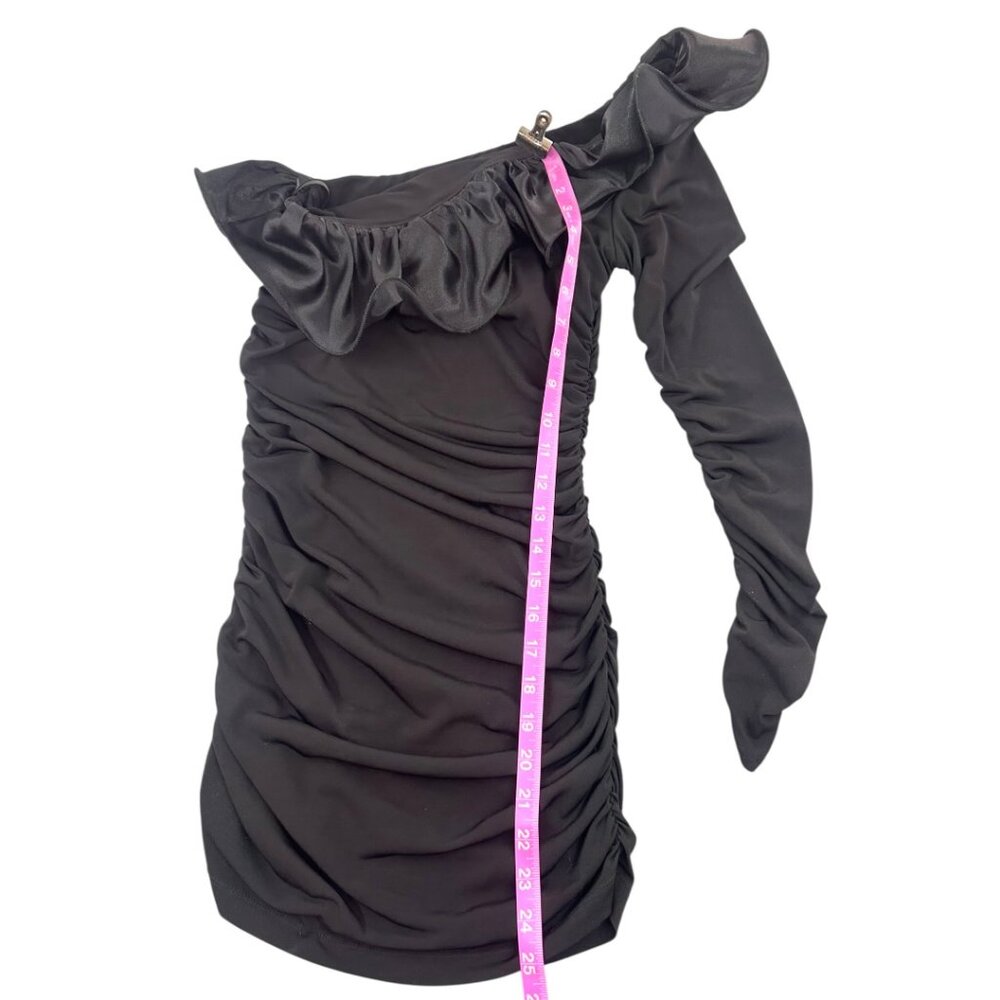 Y2K Arden B. Ruffled One Shoulder Mini Dress - Picture 9 of 9